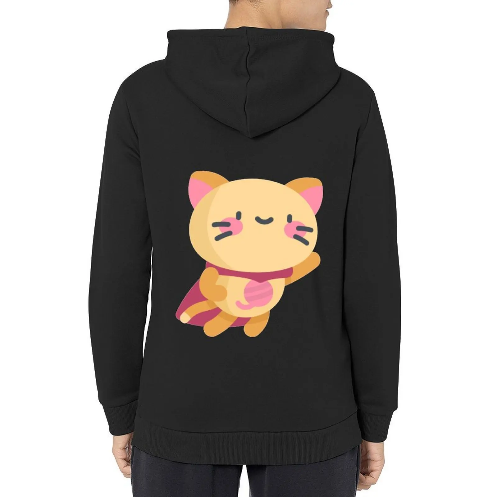 

Superhero cat Hoodie hooded shirt anime clothes mens clothes autumn new products men's hoodie sweatshirt