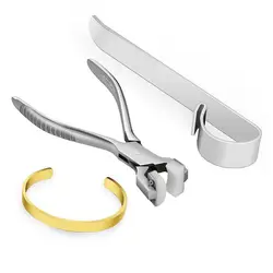 Cuff Bangles Ring Making Tools Set Plier Curved Stainless Steel Materials Mater Machine Easily Bend the Bracelet Jewelry Making