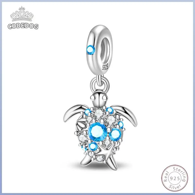 

Горячие 100% стерлингового серебра 925 пробы, блестящие циркониевые бусины в виде океанской черепахи, 3 мм, сделай сам, праздничные изысканные ювелирные изделия, изготовление подарков