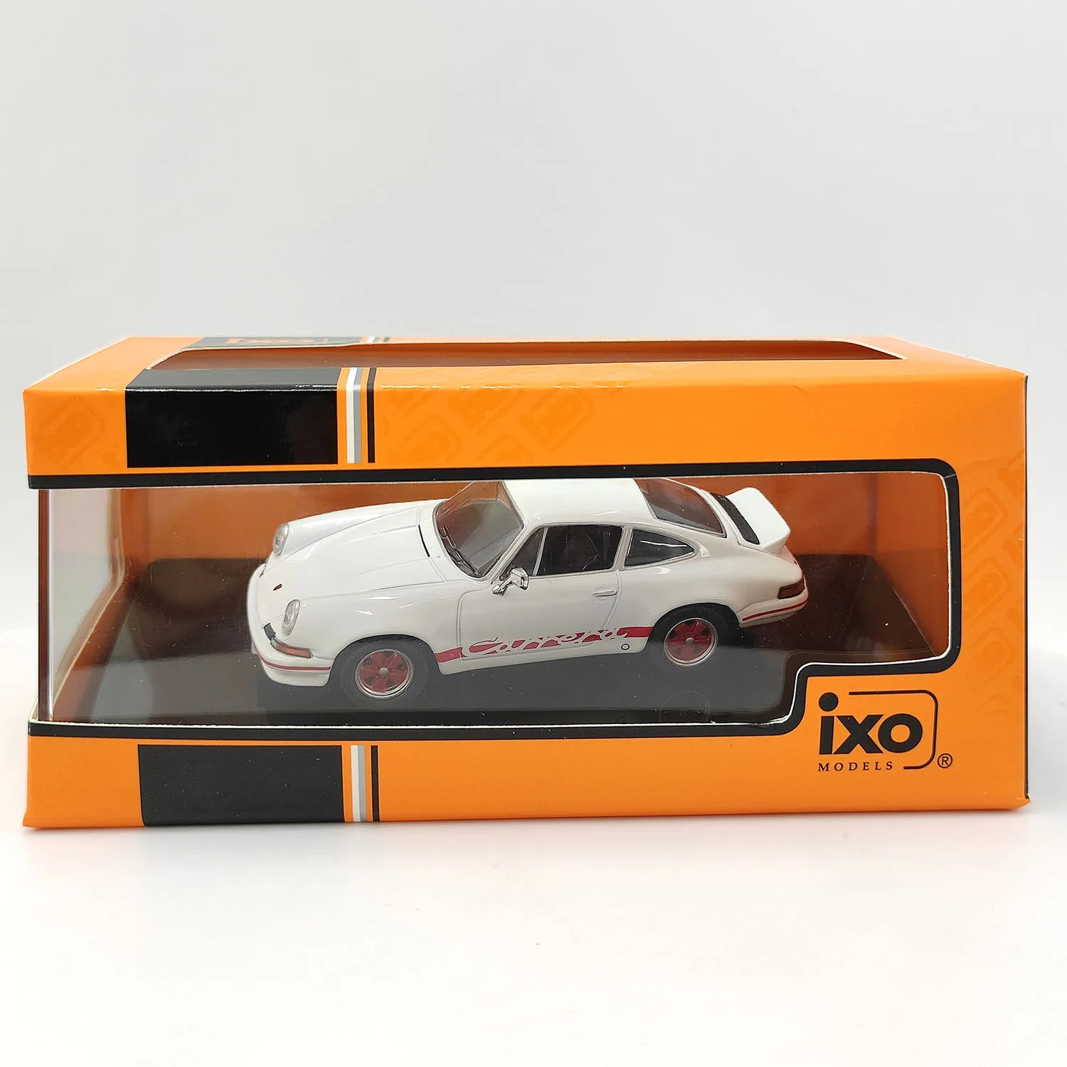 Diecast IXO 1/43 Schaal Porsche 911 Carrera Rs 2.7 1973 Witte Legering Model Auto Collectible Toy Gift Souvenir Display Ornament