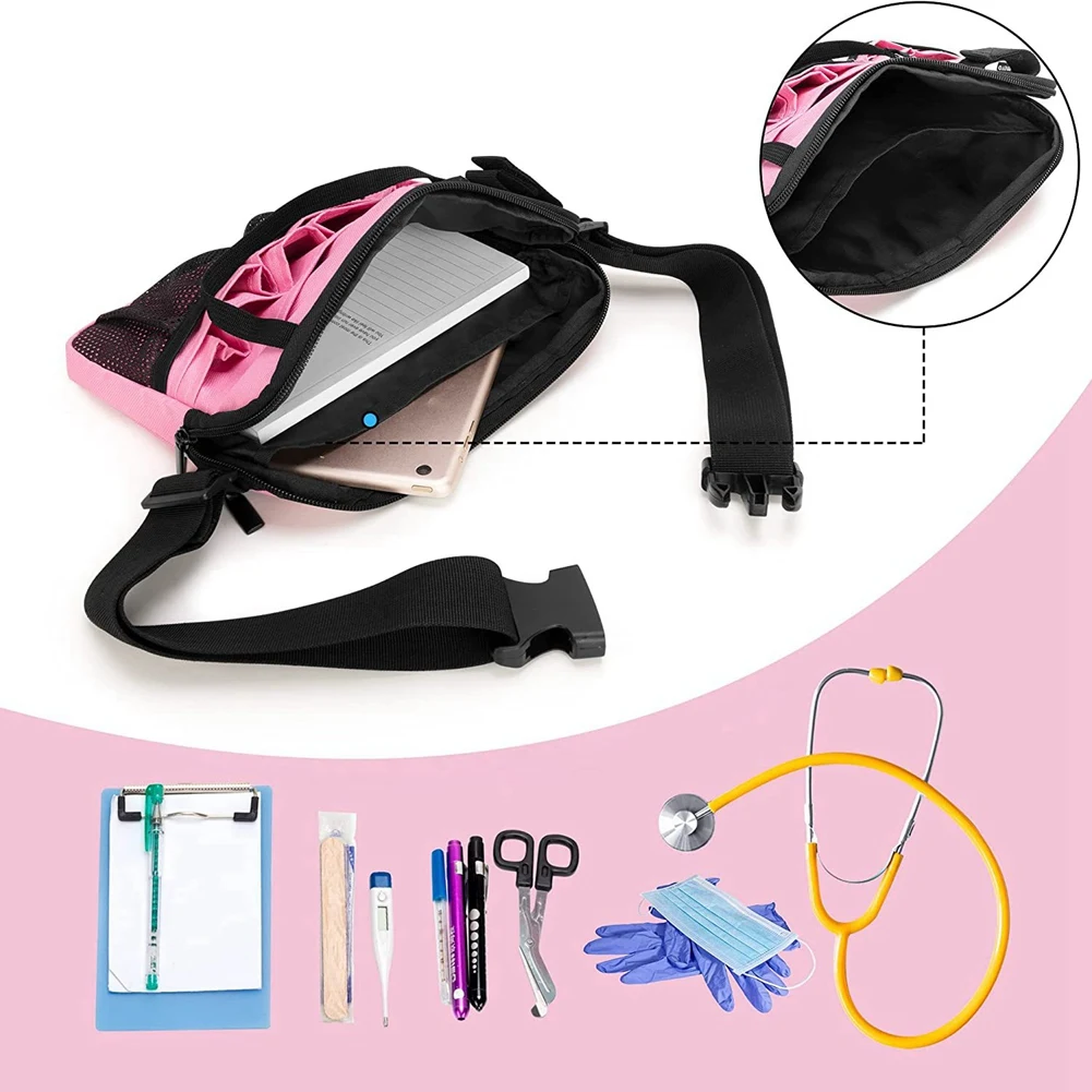 

ABRT-Nurse Pack Nurse Waist Pouch Nurse Tool Belt With Tape Holder For Stethoscopes