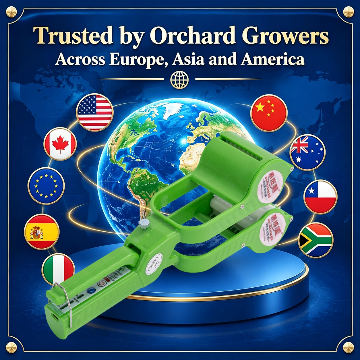 Manual Orchard Blossom Thinning Tool Portable Fruit Tree Flower Remover Labor Saving Blossom Cutter for Cherry Apple Pear Grape