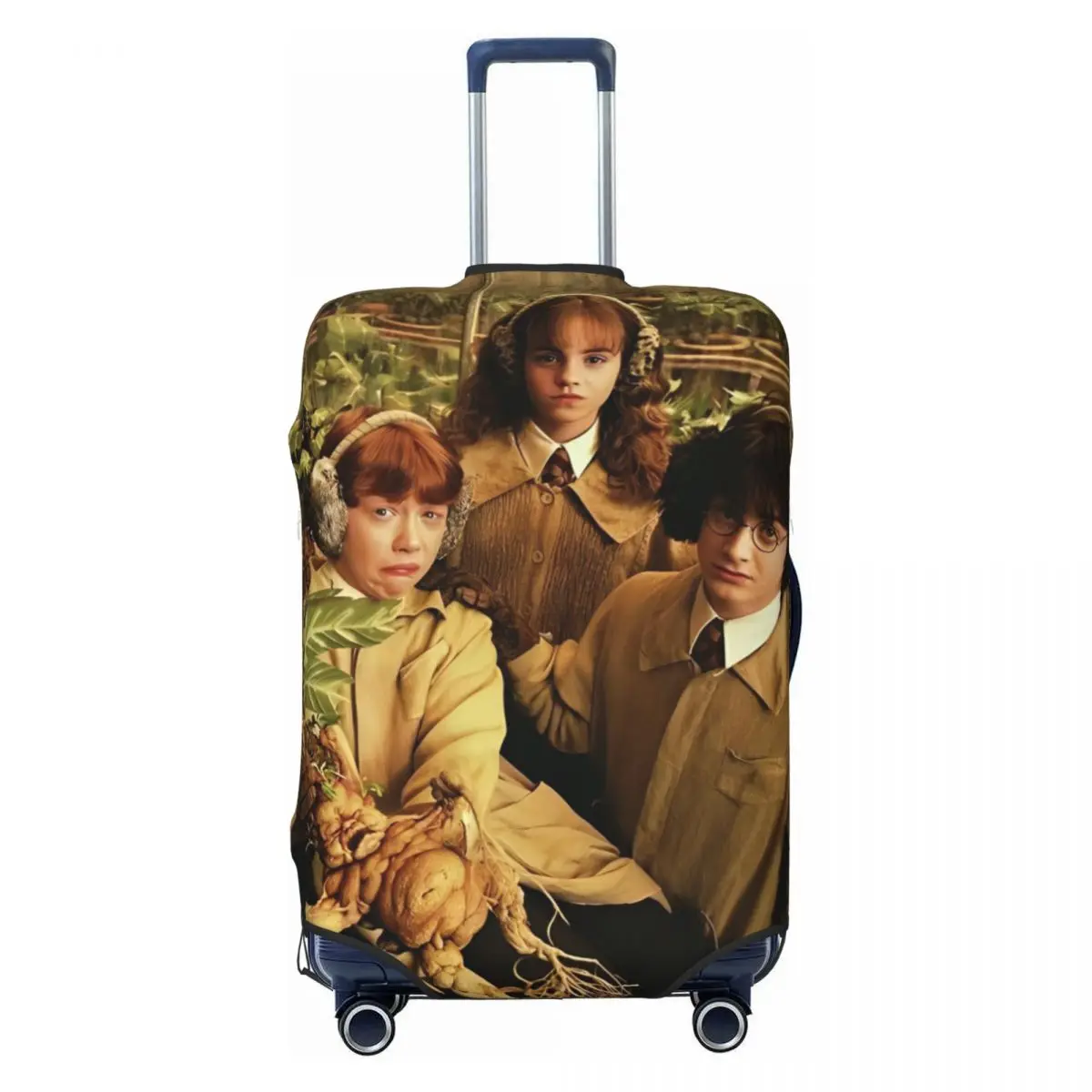 Harries Movie P-Potters Magic World Suitcase Cover Flight Strectch Luggage Supplies Cruise Trip Protector