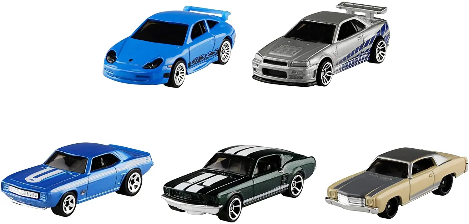 Hot Wheels-coche de carreras Premium para niños, vehículo de carreras Fast and Furious fundido a presión 1/64, juguetes para niños, regalo de