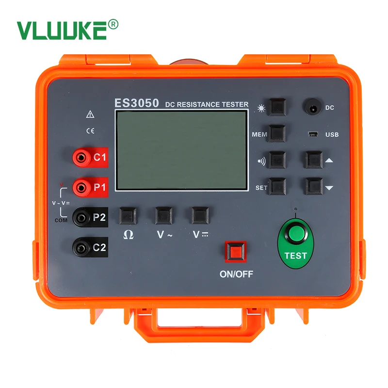 VLUUKE ES3050 1A DC Resistance Tester Electronic Power 220V 1 Year Warranty