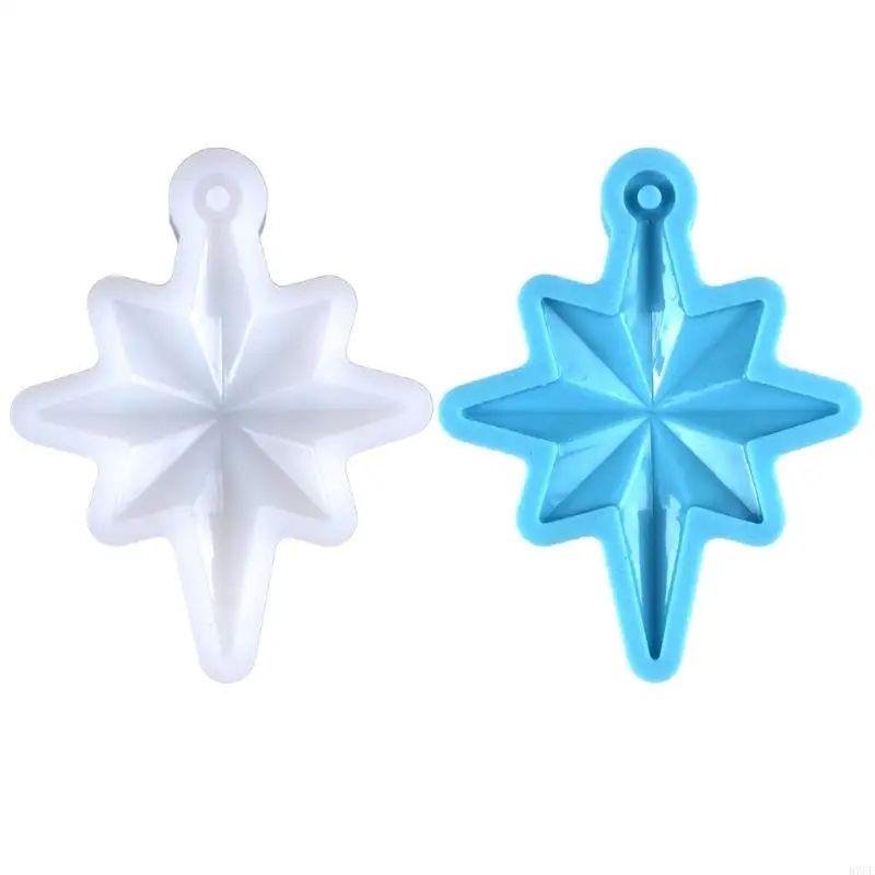 

R7UF Crystal Epoxy Pendant Craft Mold Silicone Mould Jewelry Making Tool