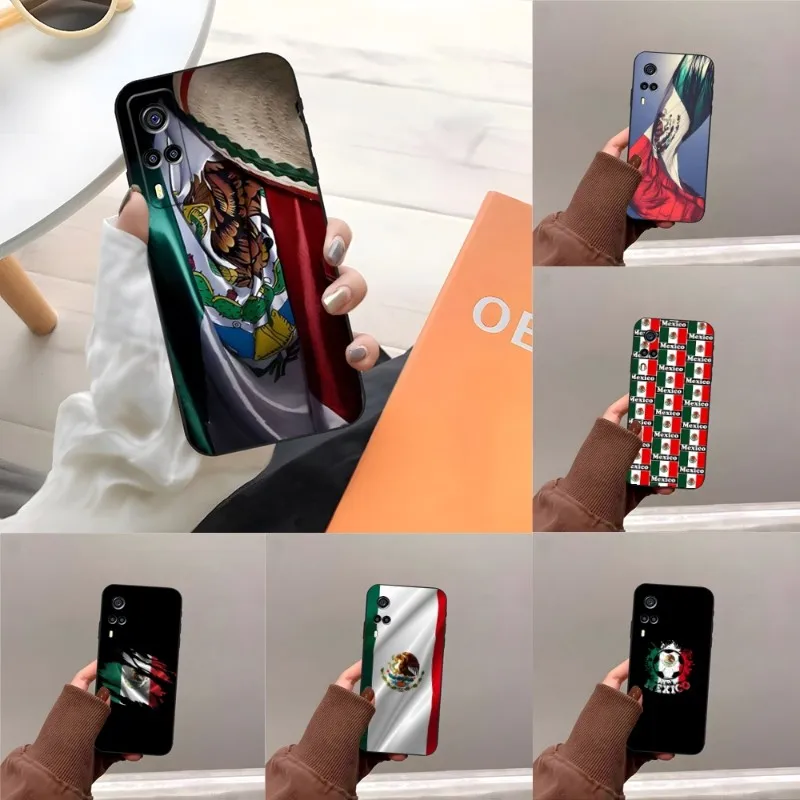 Mexico National Flag Phone Case For VIVO Y31 T1 Y33S Y21 Y76S Y74S Y73 X80 NEO5 IQOO Z6 9 NEO05S S12PRO Y26S V23 PRO Cover