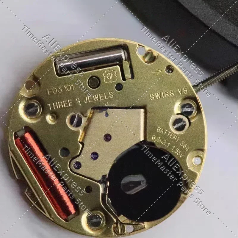 Schweizer importierte original brandneue eta f 03,101 Uhrwerk ohne Kalender zwei Handbewegungen f03101 Quarz werk