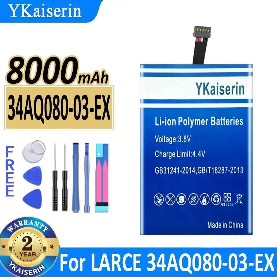 

High Compatibility For Larce 34AQ080-03-EX 8000mAh Product OF Undefined Type Battery