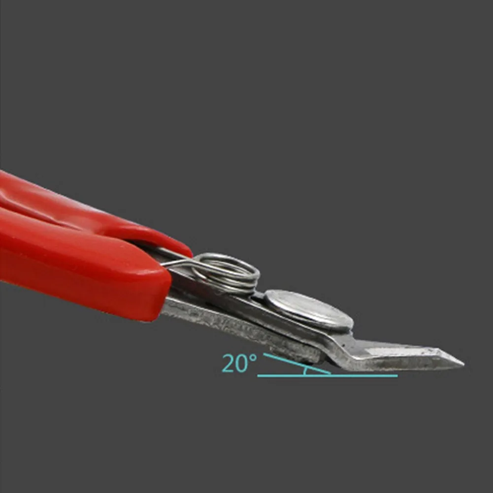 Diagonal Pliers 12cm Mini Wire Cutter Small Soft Cutting Electronic Pliers Wires Insulating Rubber Handle Model Hand Tools