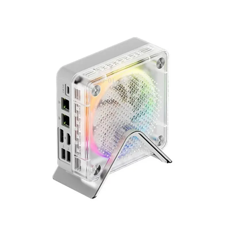 2-bay mini PCdevice, serving as media server, private cloud storage, network router and firewall software for network connection