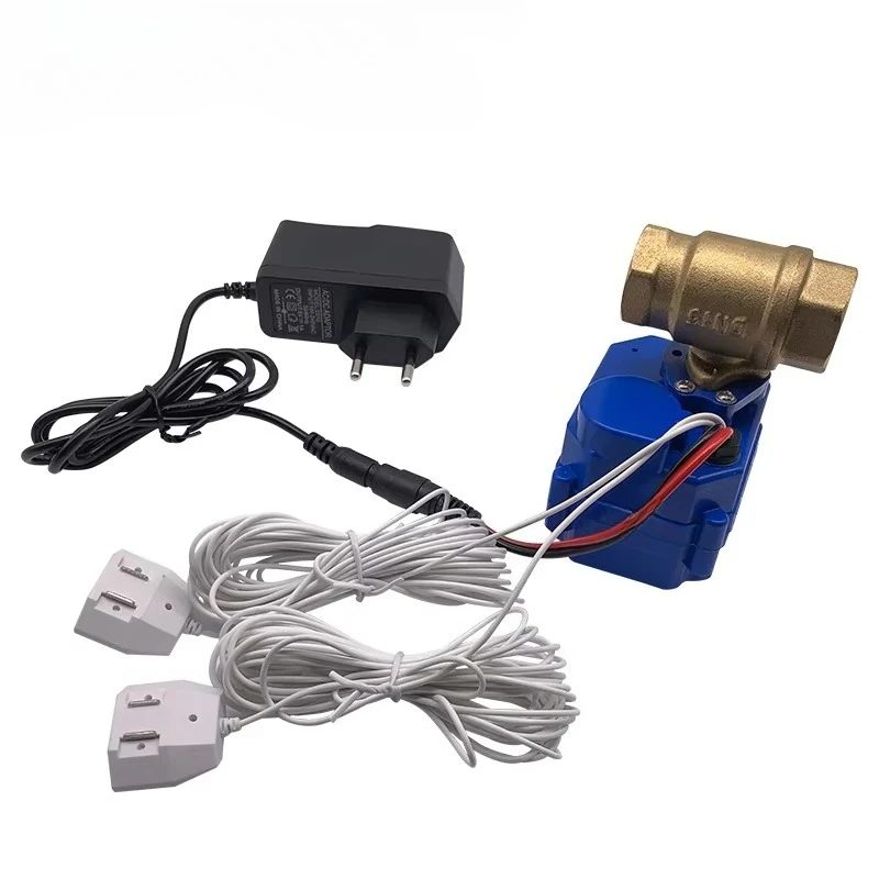 Water Leakage Alarm System Water Leakage Sensor with Brass Valve 1/2