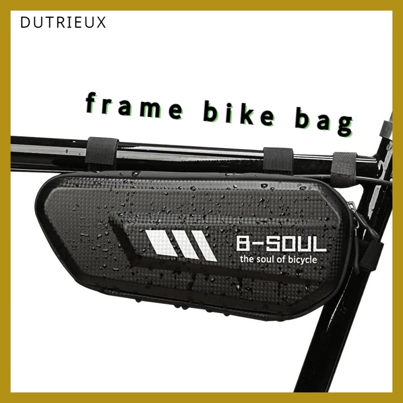 

The Front Frame Bike Bag Mountain Bike Hard Shell Triangle Bag Road Bike Tool Kit Bicycle Front Beam Tube Bag CyclingAccessories