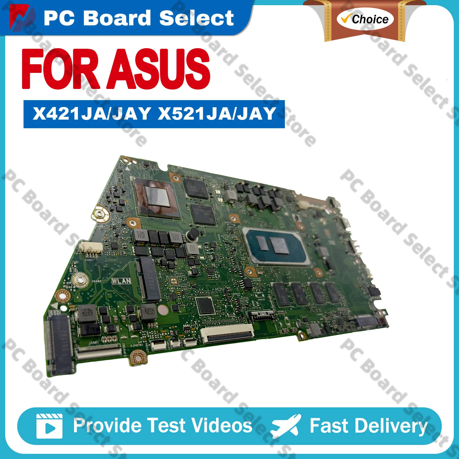 X421JQ X421JQY Laptop Motherboard For ASUS R421J V4050J X421JPY X421JAY S433J X413J X421J I421J Mainboard With 10th Gen I3 i5 i7