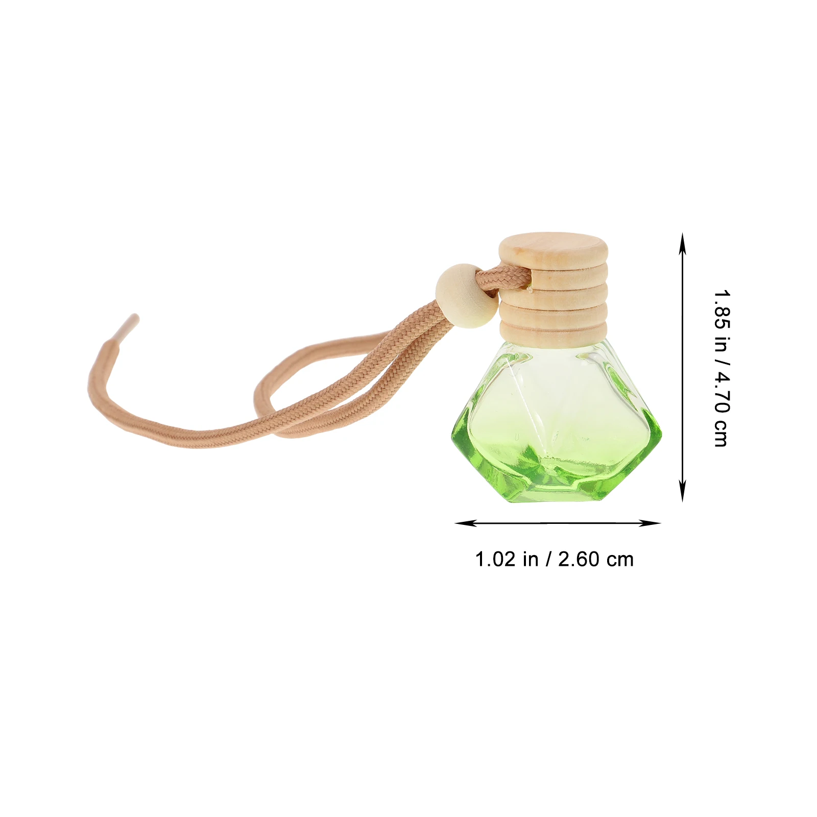

Car Scent Diffuser Bottle Perfume Pendant Oil Air Freshener Glass Fragrance for