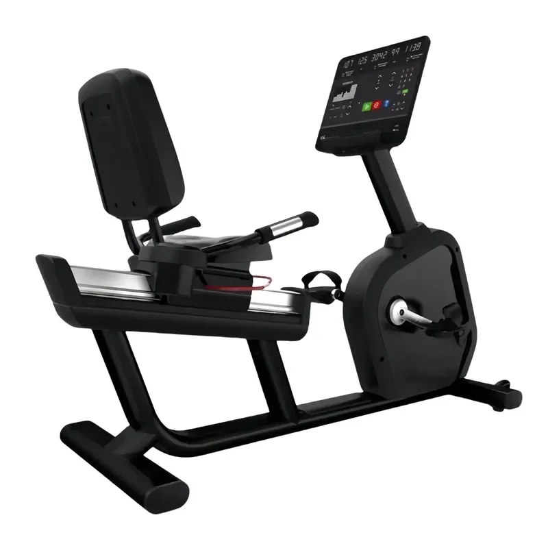 Commercial Magnetic Resistance Exercise Bike with LED Display Steel Frame Durable Design Comfortable Seat for Home Gym