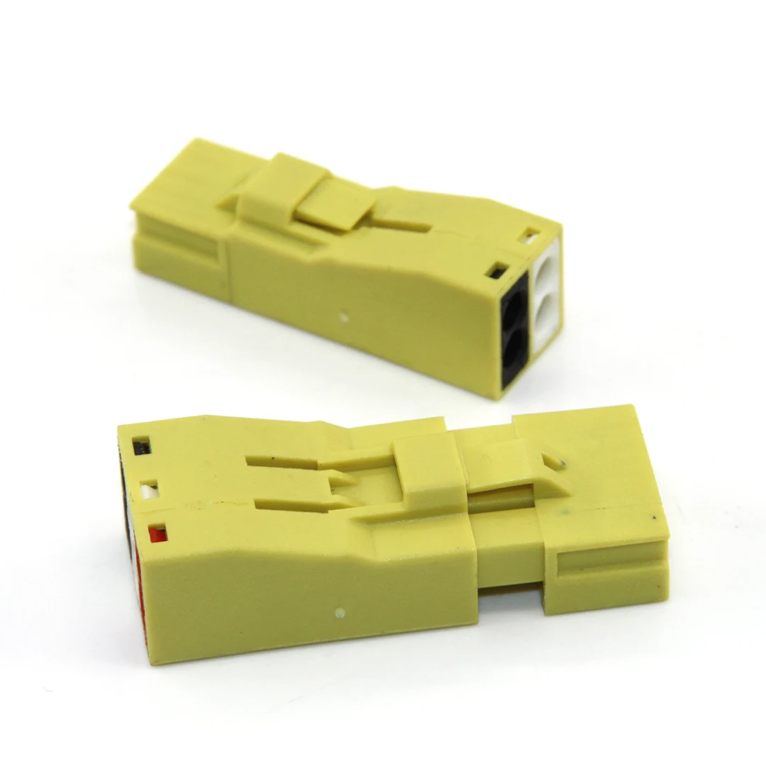 1/5 PCS Mini Fast Wire Cable Connectors Two In Four Out Push-in Wire Connectors Universal Compact Terminal Block