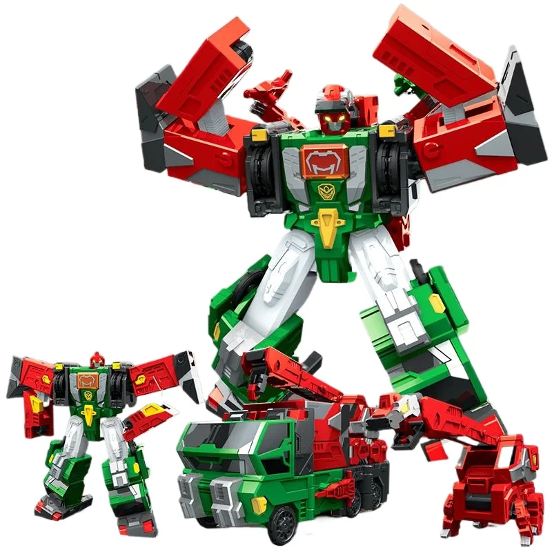 

2025 New 2IN1 Transforming Robot Toy Hello Carbot Toys 11''/28cm Heat Warriors Car Combination Action Figure Kids Collect Gift