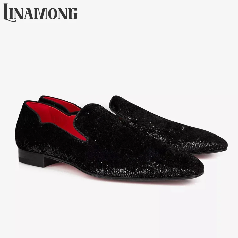 

Элегантные мужские лоферы в форме лепестков, стильные удобные кожаные туфли без шнурков, черные кожаные замшевые туфли ручной работы, роскошные свадебные туфли