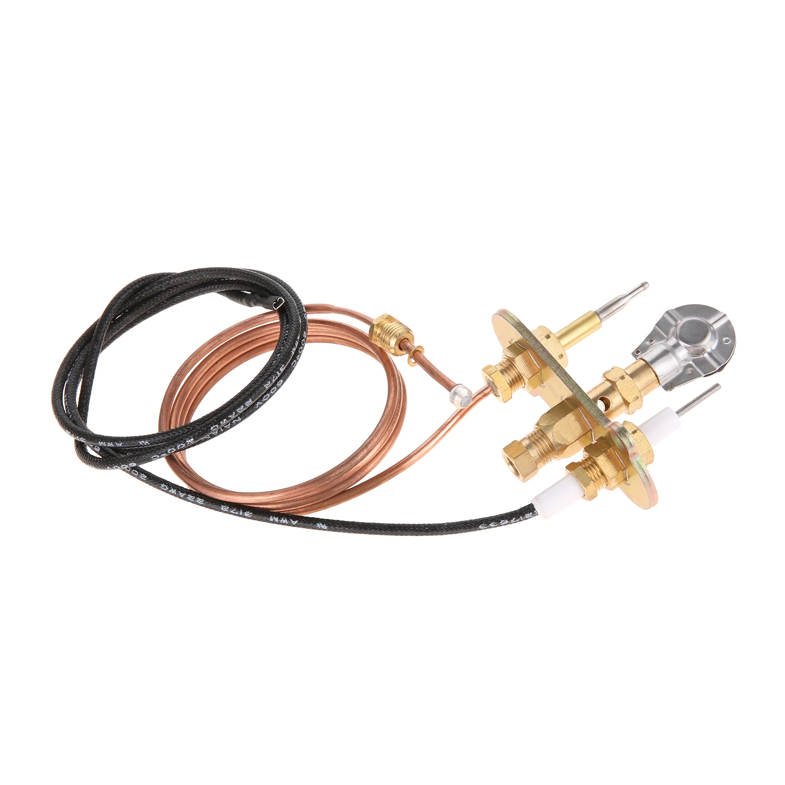 Replace Liquefied Gas M8*1 Thermocouple and Ignition Kit 900mm Pilot Burner kit for Fireplace/Thermocouple Gas Water Heater Part