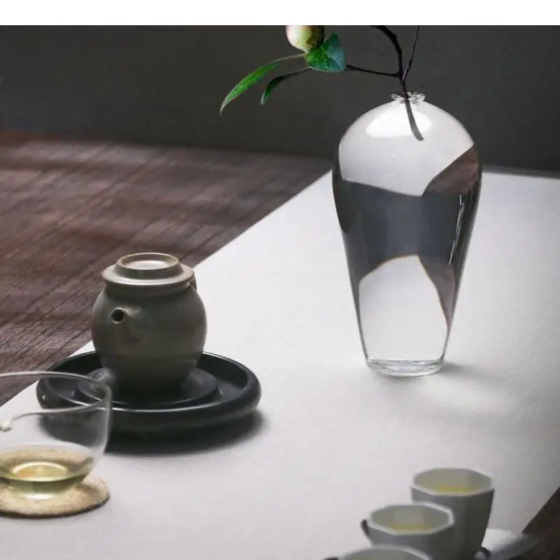 Imagem -02 - Transparente Fosco Hidropônico Flor Vaso para Decoração Home Vasos de Vidro Inserir Flores Acessórios Decoração Floral Moderno