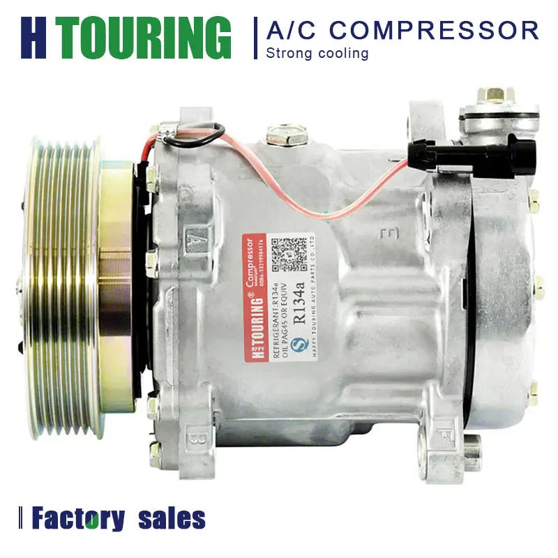 SD7V16 AC Compressor For Alfa Romeo Lancia Maserati AIR 606072890 60813335 60607289 71721748 71721747 71781777 578377501 12V 24V