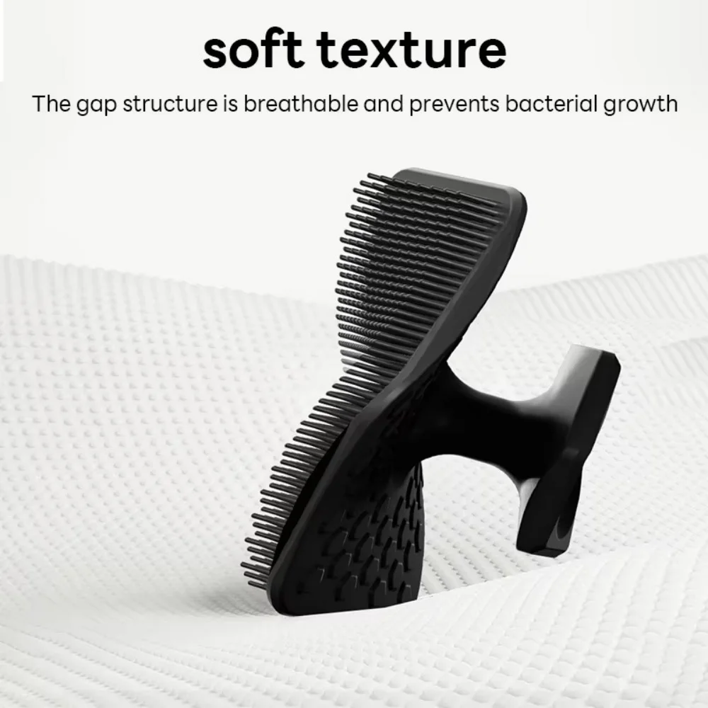 Silicone Facial Cleaning Brush Scrubber Silicone Miniature Face Deep Clean Shave Massage Face Scrub Brush Face Cleaner For Men view 4
