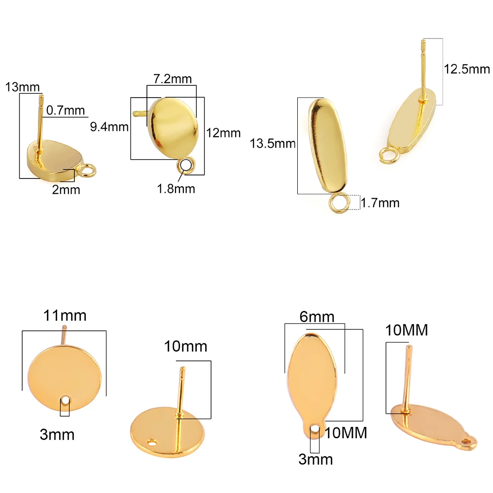 20 piezas-pendientes poligonales de acero inoxidable 316L, accesorios geométricos para hacer joyas