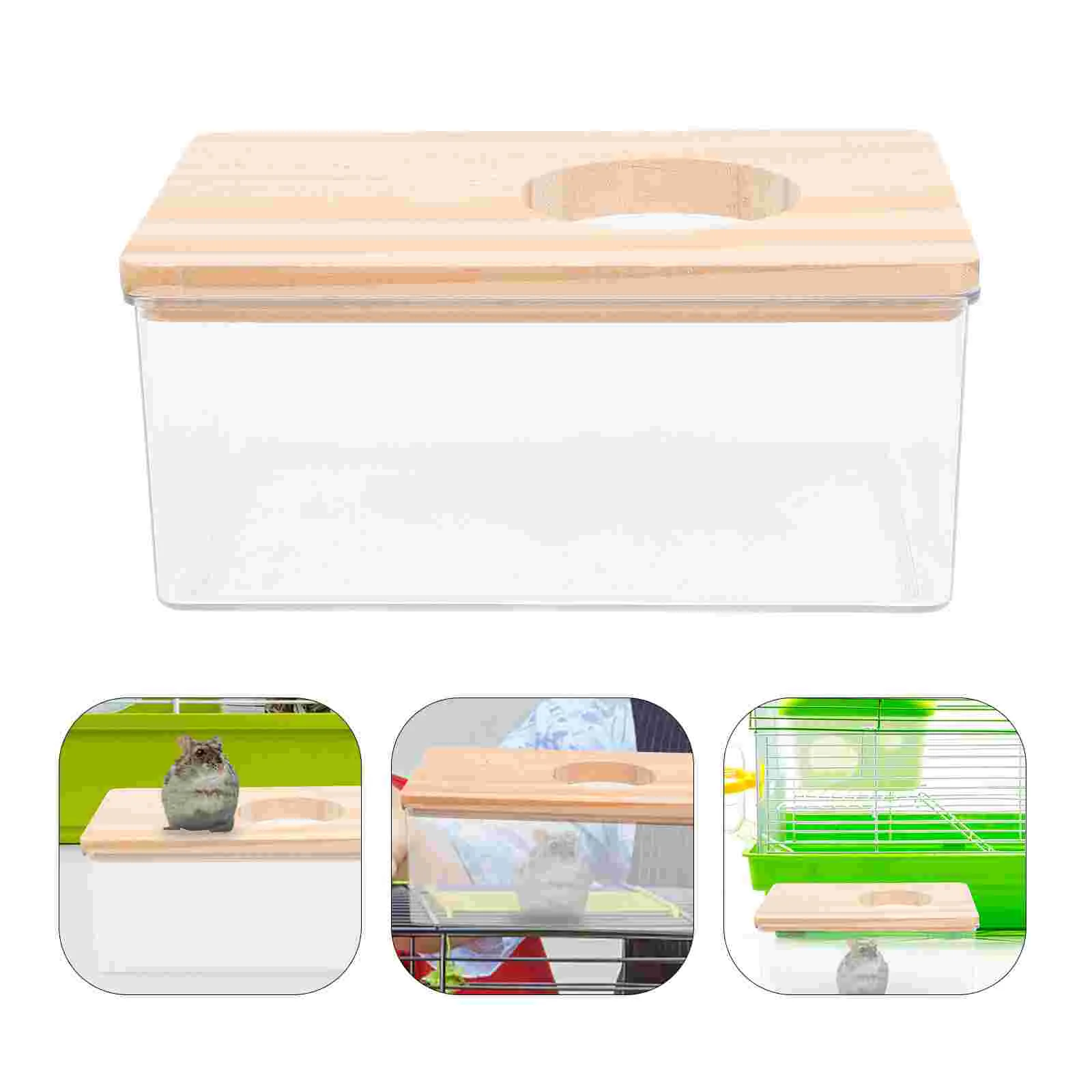

Guinea Pig Hamster Sandbox Small Pets Shower Room Digging Bathtub Bedpan Transparent Clear Toilet
