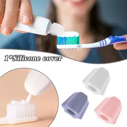 1pcs Silicone Toothpaste Cap Self-sealing Toothpaste Bathroom Pump Dispenser Tooth Squeezer Toothpaste Supplies Paste Saver G6G7