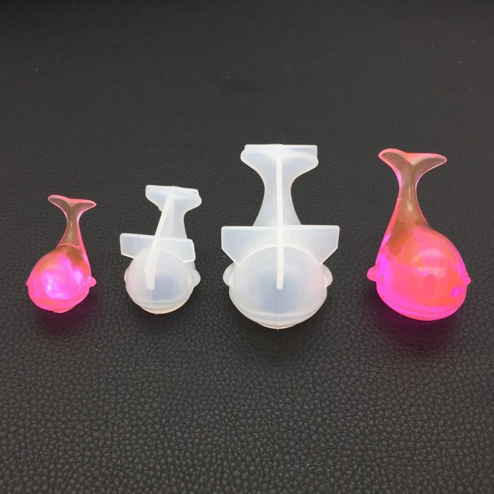 

Mirror Whale Mold Cute Silicone Epoxy Molds for DIY Craft Projects Nonstick Flexible Jewelry Parts Accessories Handmade
