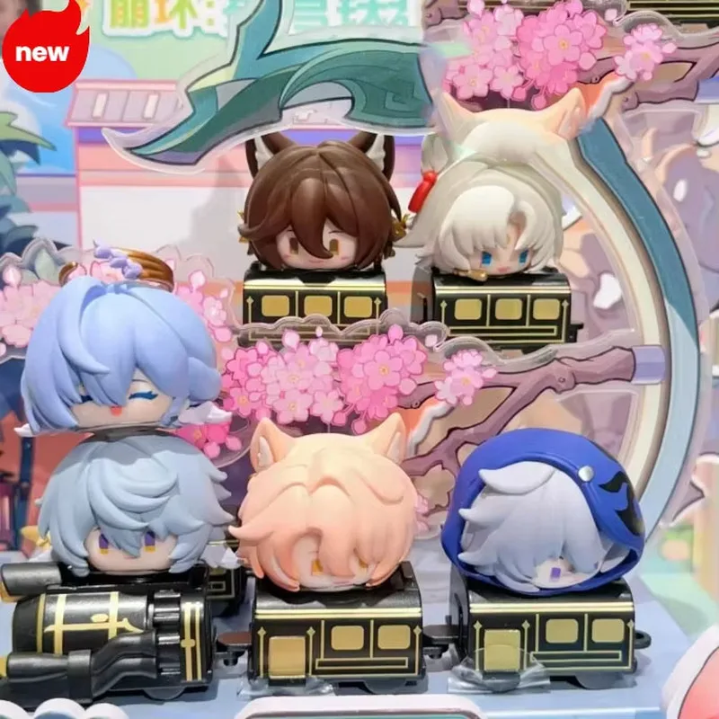 

Original Mihoyo V3 Official Honkai Star Rail Stackable Figures Blind Box Trendy Desktop Decoration Gift Collectible Figureine
