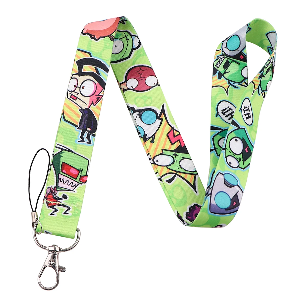 Funny Cartoon Lanyards for Keys Neck Strap For Card Badge Gym Phone Keychain Key Holder DIY Hanging Rope Keyring Accessories