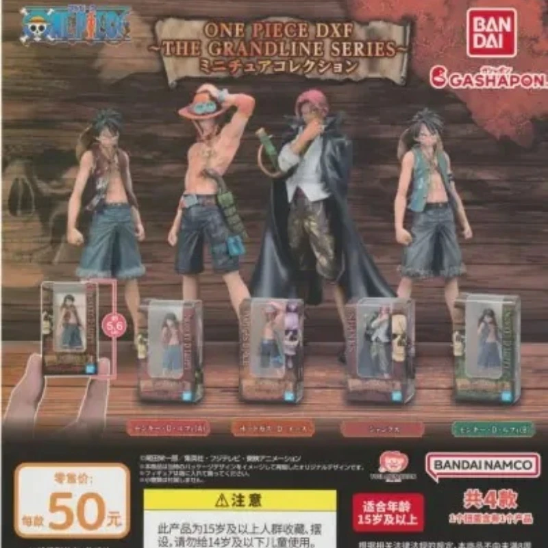 

Original Bandai One Piece DXF THE GRANDLINE SERIES Miniature Collection Luffy Ace Shanks Anime Figure Blind Box Collectible Toy