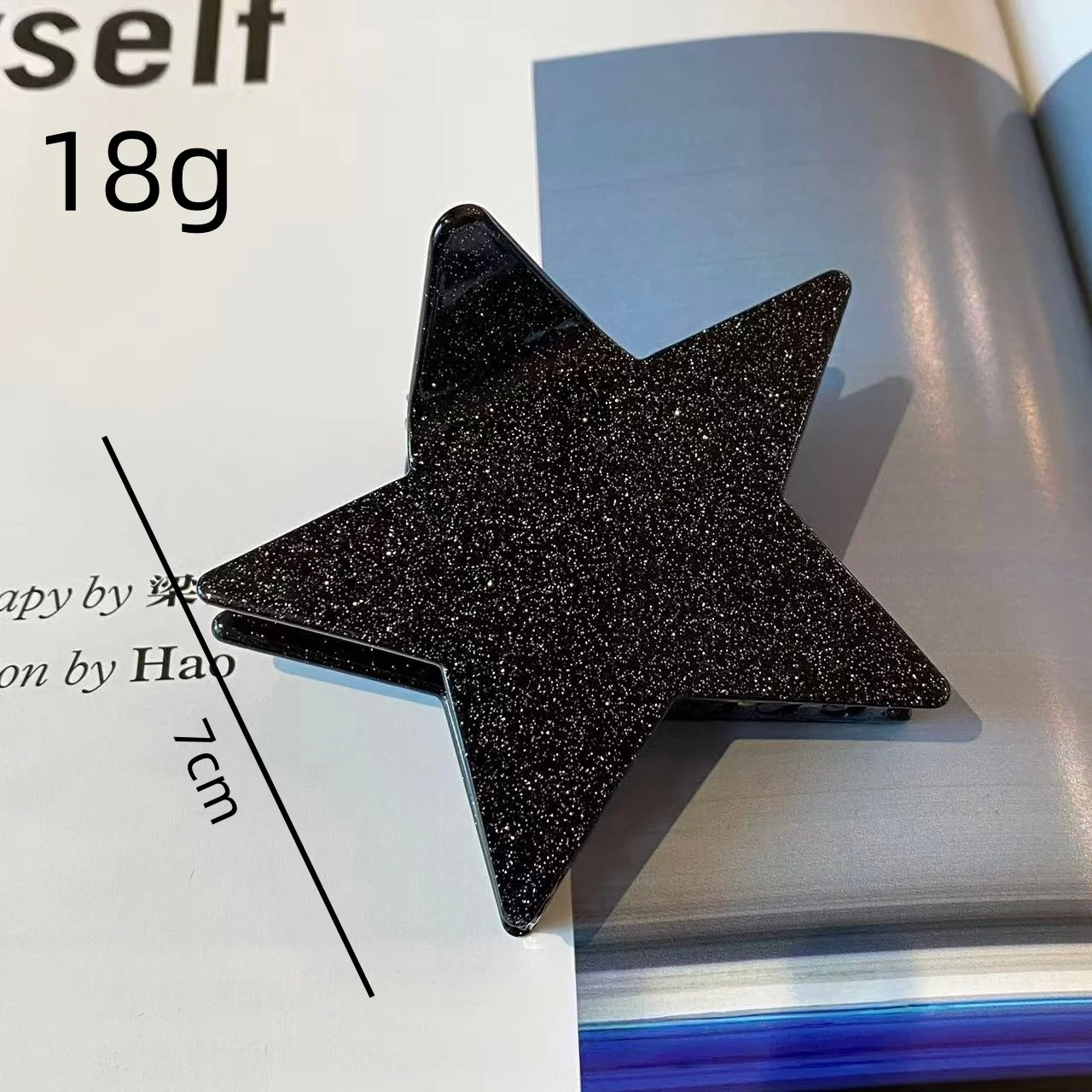 1pc/4pcs Colorful Sweet Star Hair Claw Clips Korean Style Fashionable Hair Accessories Practical Daily Use Eye-Catching Hairpins