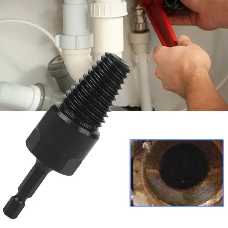 Extractor de tornillos 406, Extractor de tornillos rotos de acero, grifo, Extractor de cables rotos, tuercas y pernos de tornillo pelados, herramientas de broca para