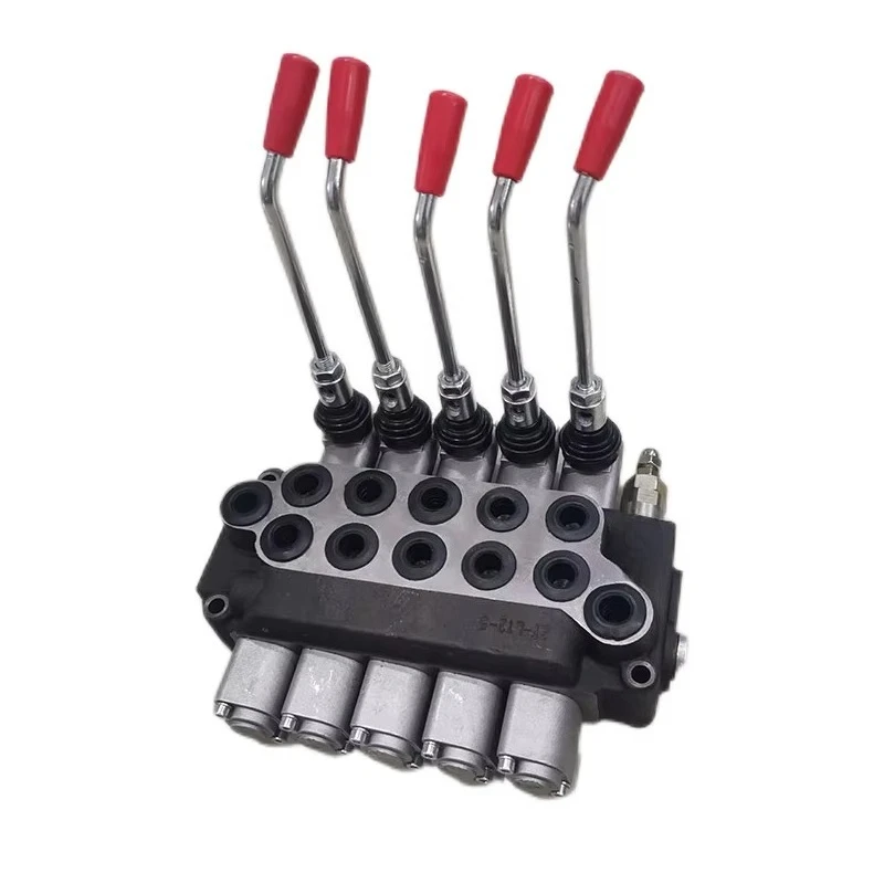 Hydraulic multi-way directional valve ZT-L12-50T small loader hydraulic accessory distributor
