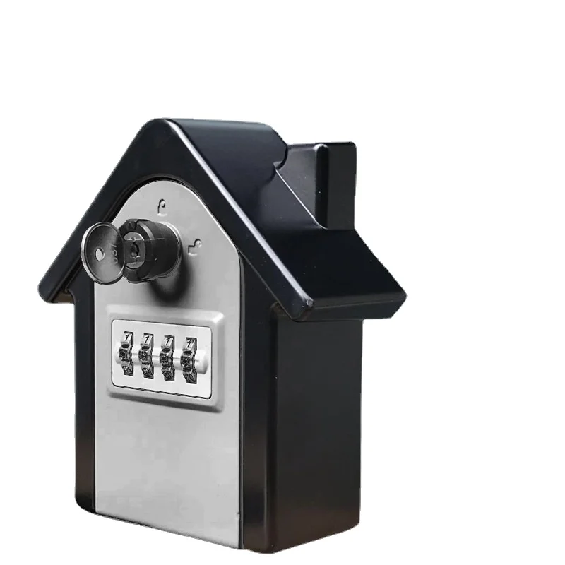 

Password-Protected Key Box for Home and Construction, Dual Access and Secure Storage