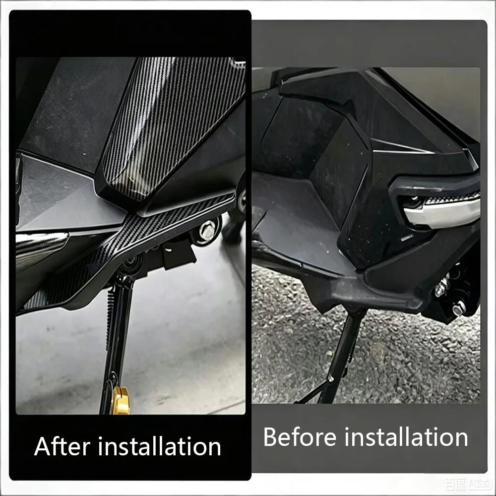 For Honda ADV350 2025-2026  anti-scuff sticker is applied to the modified side stand to protect the stainless steel shell.