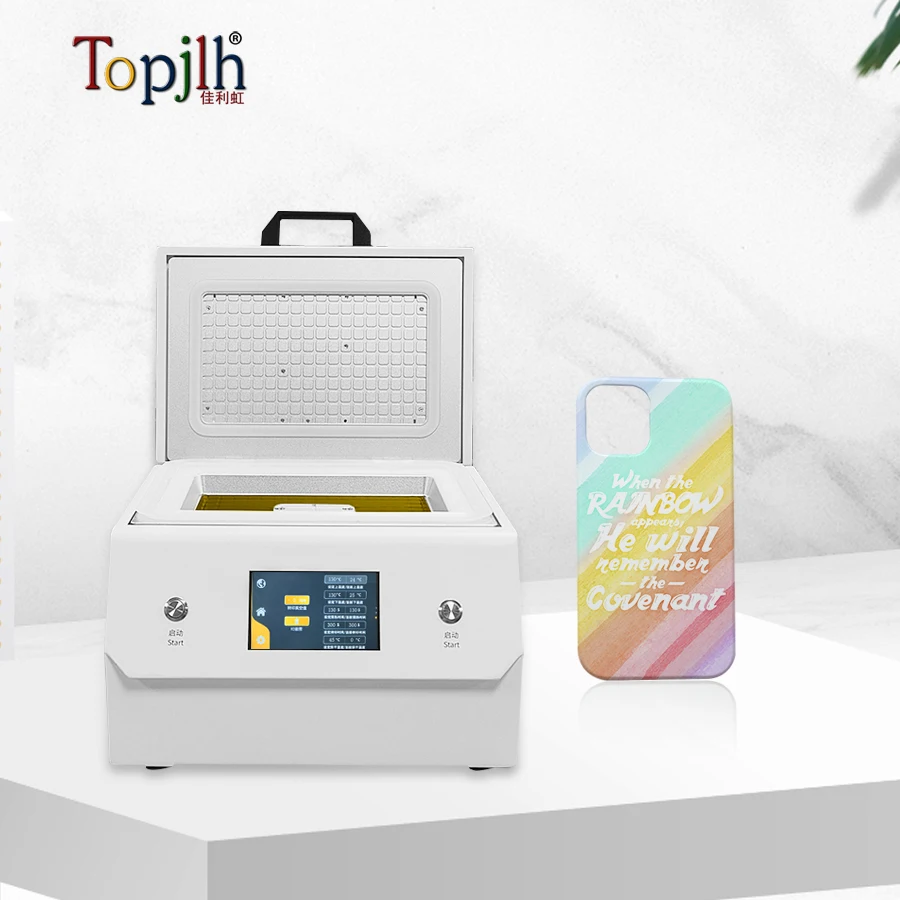 3D Vacuum Heat Transfer Equipment For Film Coated Snap Phone Case DIY Custom Printing Production Machine