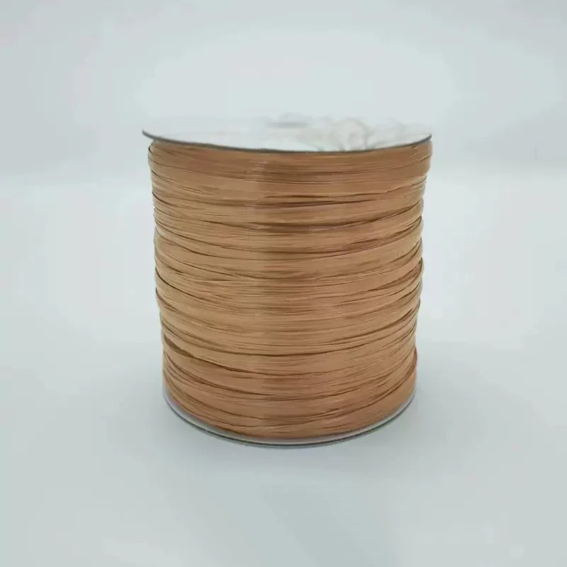 Quente 330g 600m fio de ráfia fosco planta artificial fibra crochê fio para diy tricô chapéu de palha bolsas mão fios de malha