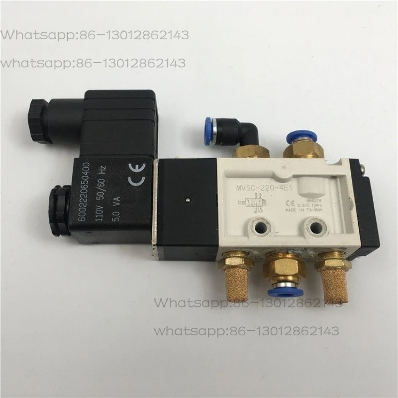 Original MVSC-220-4E1 110V solenoid valve, solenoid valve installed unused