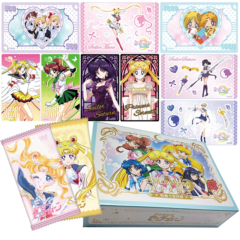

Сейлор Мун, коллекционная карта японского аниме, как милая красивая девушка, Цукино Усаги Айно Минако, карта персонажа, семейная настольная игрушка