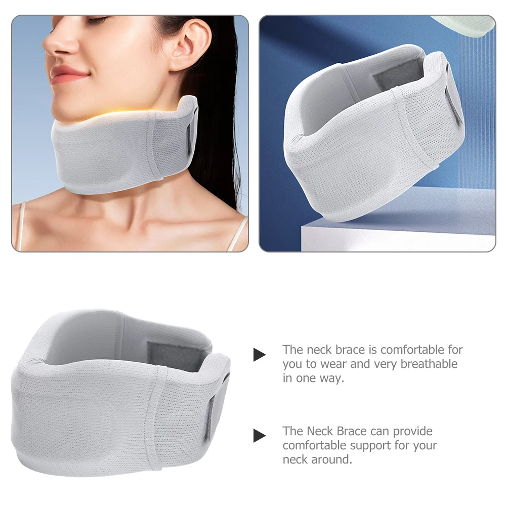 Neck Brace Women Men Neck Support Supple Cervical Collar Comfortable Home Office Neck Brace Protector Neck Support Protective