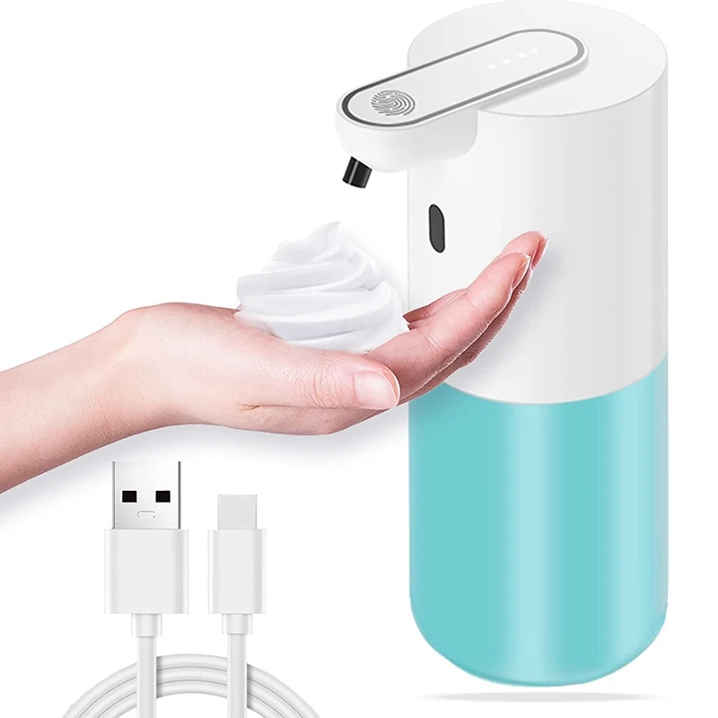 

Automatic Soap Dispenser, USB Rechargeable With Touchless Infrared Sensor, For Bathroom,Toilet,Kitchen,Office (400Ml )