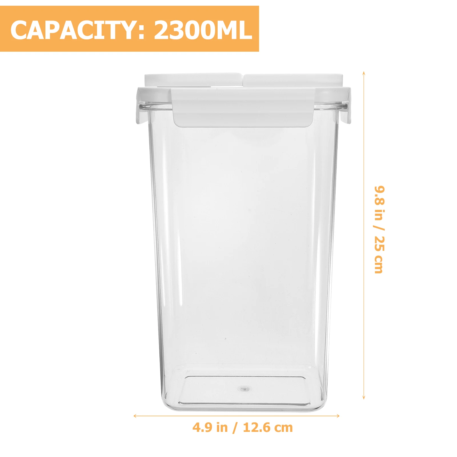 

Airtight Storage Jar For Grains Cereals Tea Clear Food Container Household Kitchen Storage Container With Lid Pantry