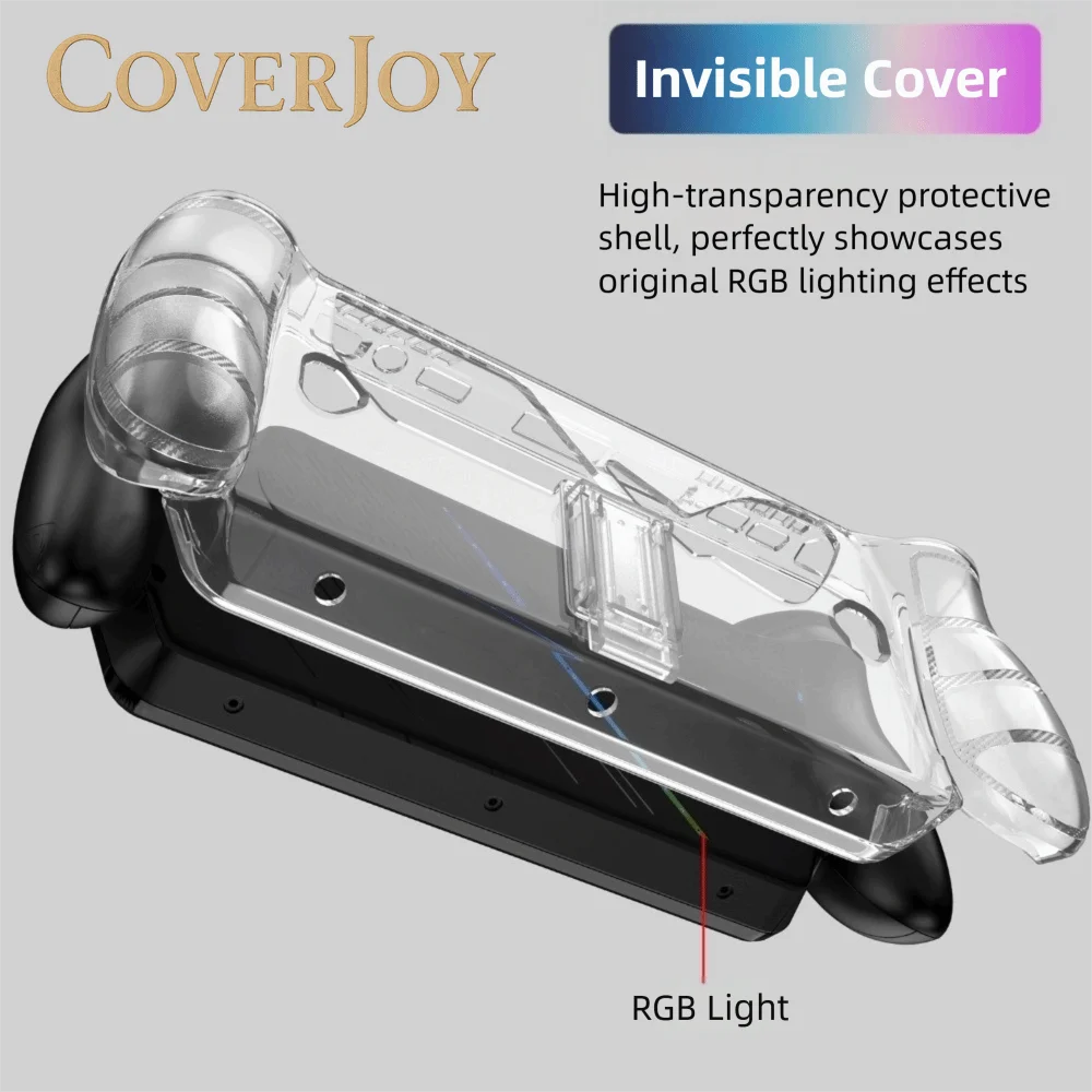 

CoverJoy Case with Kickstand for ROG Xbox Ally X & Xbox Ally Clear TPU Protective Cover Shockproof Ergonomic