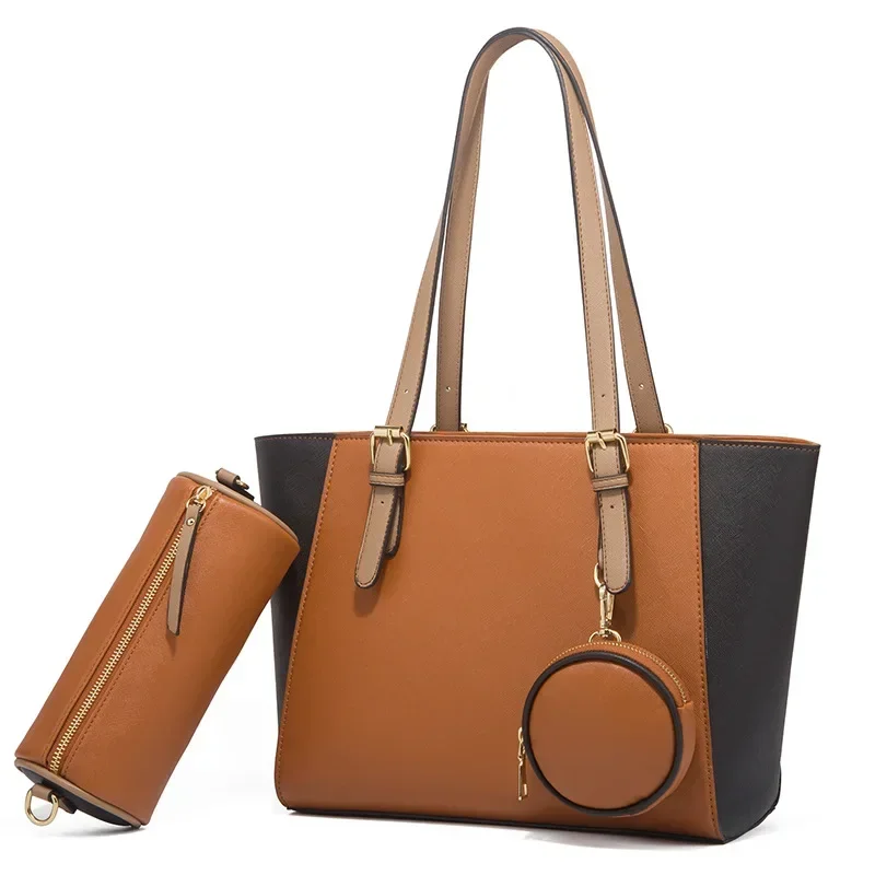The new fashionable large-capacity three-in-one killer bag is a simple one-shoulder cross-armpit women\'s bag tide Casual Tote