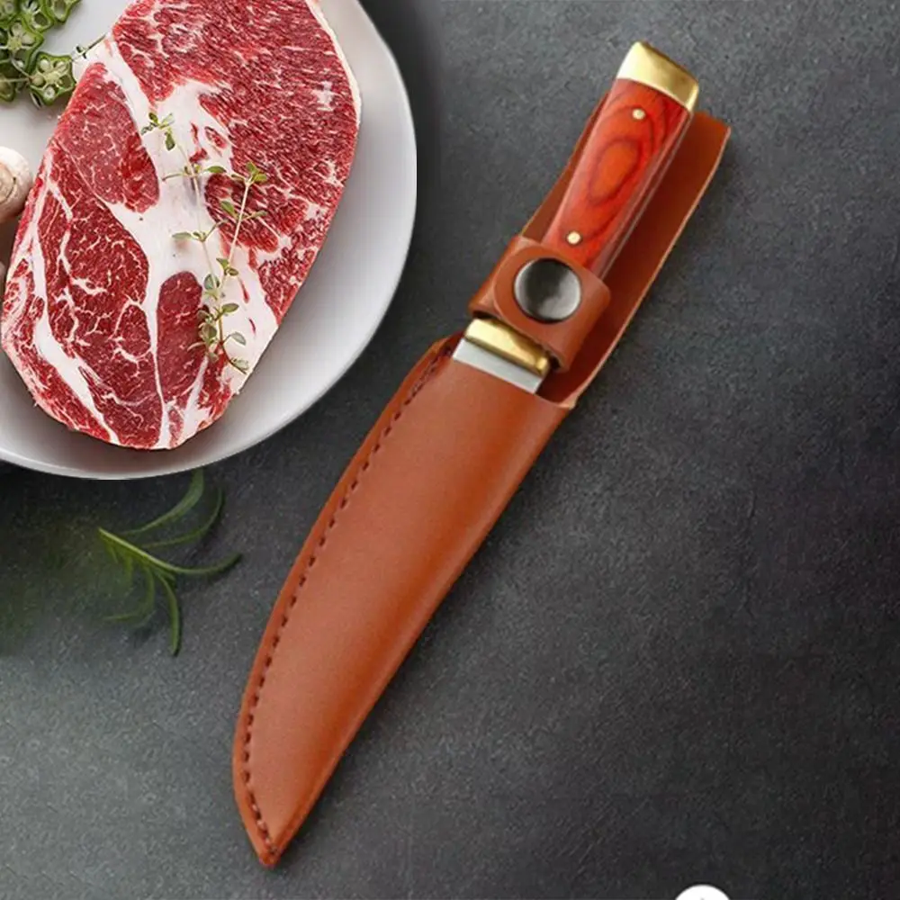 Outdoor Equipment Pocket Hunt Leather Sheath Holder Fold Knife Tool Belt Loop Case Camp Outdoor Carry Flashlight Case