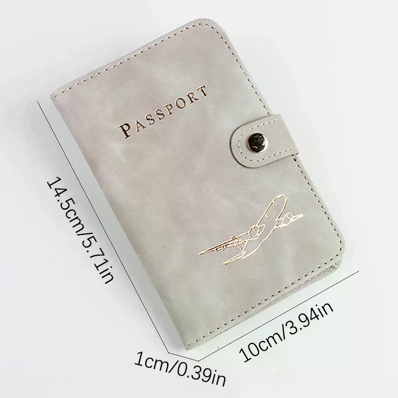 Waterproof Passport Holder Covers Case Travel PU Leather Credit Card Wallet Cute Passport Book For Women/Men Passport Cover view 6